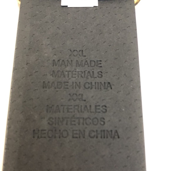 Black Gold Wide Band Vegan Leather Belt size XXL - Picture 11 of 12